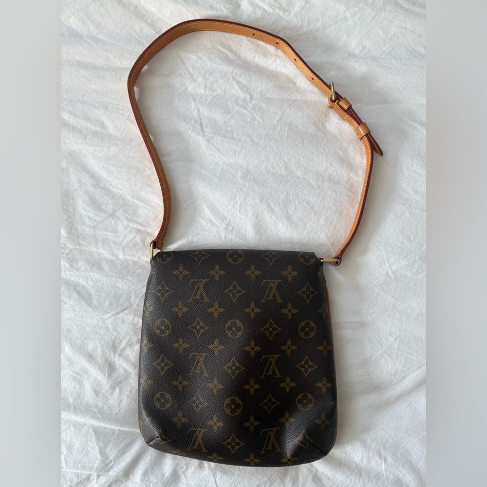Louis Vuitton Brown Monogram Shoulder Bag AUTHENTIC - Picture 4 of 10